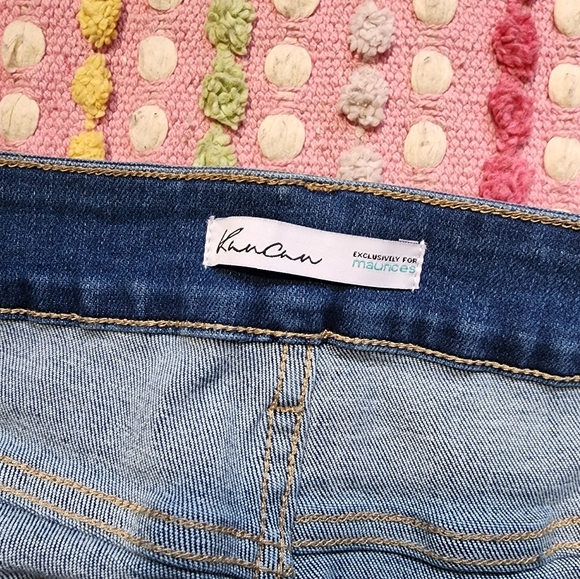 KanCan Maurices Denim Star Jean Shorts Size 20 New With Tags - Picture 7 of 8